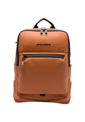 PIQUADRO zip-fastening backpack - Brown