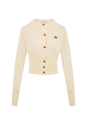 Vivienne Westwood Bea button cropped cardigan - Neutrals