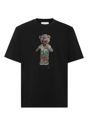 Philipp Plein Teddy Bear crystal-embellished T-shirt - Black