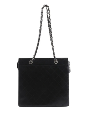 CHANEL Pre-Owned 1997-1999 Quilted Caviar Chain tote bag - Black