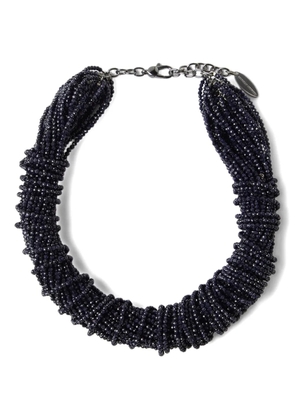 Brunello Cucinelli Sandstone choker necklace - Blue