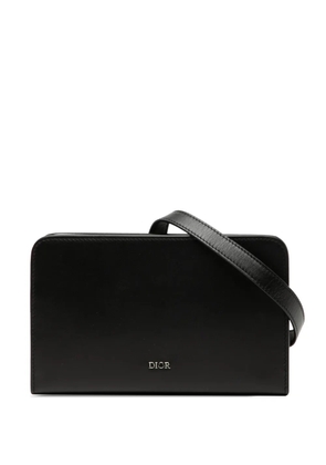 Christian Dior Pre-Owned 2020 Leather Dial Ultra Pouch Messenger Bag crossbody bag - Black