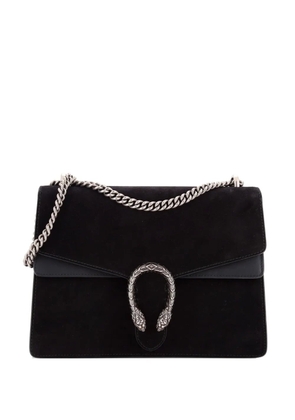 Gucci Pre-Owned Dionysus Bag Suede Medium shoulder bag - Black