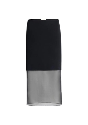 KHAITE Sybil midi skirt - Black