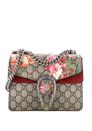 Gucci Pre-Owned Dionysus Bag Blooms Print GG Coated Canvas Mini shoulder bag - Brown