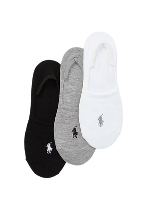Polo Ralph Lauren logo-embroidered socks (set of three) - White