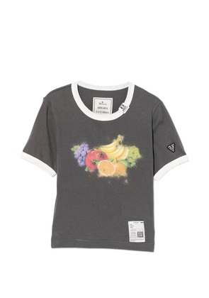 Maison MIHARA YASUHIRO fruit-print T-shirt - Grey
