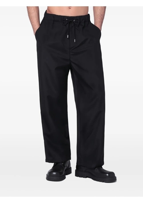OAMC drawstring srtaight-leg trousers - Black