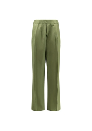 Laneus elasticated-waist patch-pockets trousers - Green