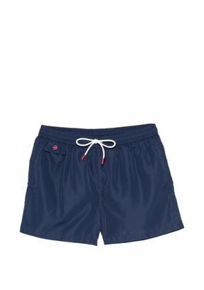 Kiton drawstring swim shorts - Blue