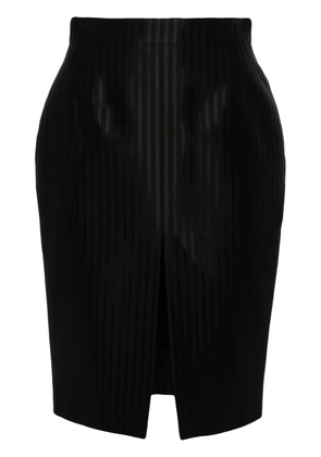 Saint Laurent pinstripe pencil skirt - Black