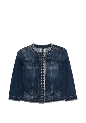 LIU JO beaded fringed jacket - Blue