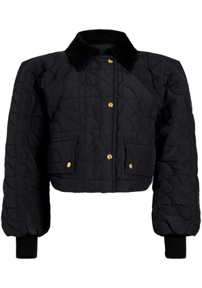 Patou cropped quilted bomber jacket - Black