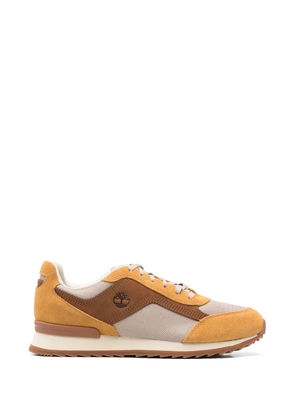 Timberland logo leather sneakers - Neutrals