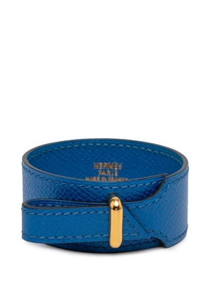Hermès Pre-Owned 1998 Courchevel Artemis Bracelet costume bracelet - Blue