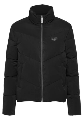 Philipp Plein long sleeve puffer jacket - Black