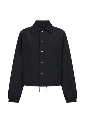 Canada Goose disc-logo drawstring coat - Black