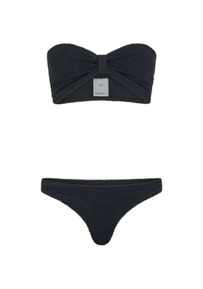 Hunza G Jean textured bikini - Black
