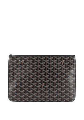 Goyard Pre-Owned Senat Zip Coated Canvas MM pouch - Black