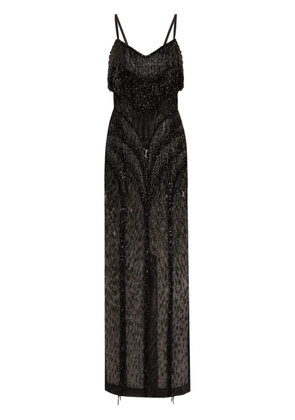 Dolce & Gabbana fringed gown - Black