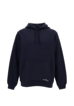 Les Deux graphic-print hoodie - Blue