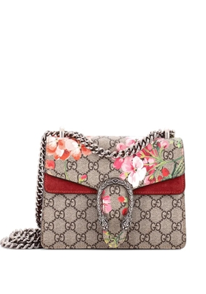 Gucci Pre-Owned Dionysus Bag Blooms Print GG Coated Canvas Mini shoulder bag - Brown