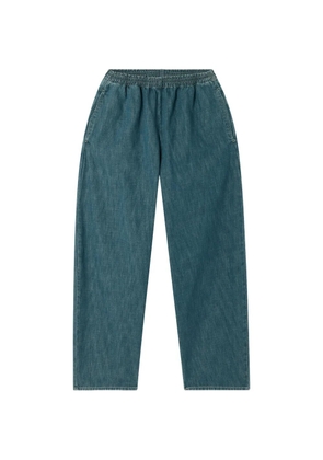 American Vintage Ydopark elasticated denim trousers - Blue