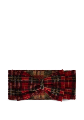 RED(V) bow check headband