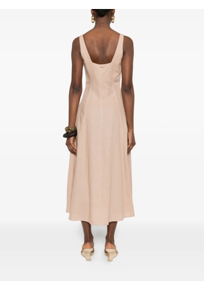 TWINSET panelled midi dress - Neutrals