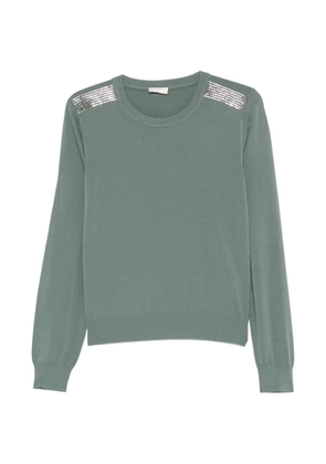 LIU JO embellished sweater - Green