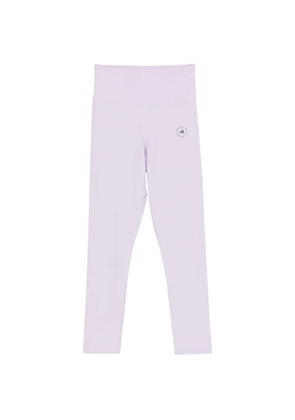 adidas by Stella McCartney logo high-waisted leggings - Purple
