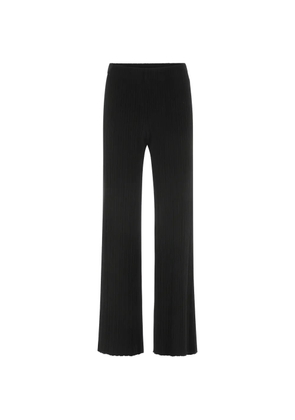 MARCCAIN Welkom ribbed trousers - Black