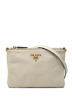 Prada Pre-Owned 2000-2025 Vitello Daino crossbody bag - White