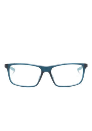 Nike 7272 rectangle-frame glasses - Blue