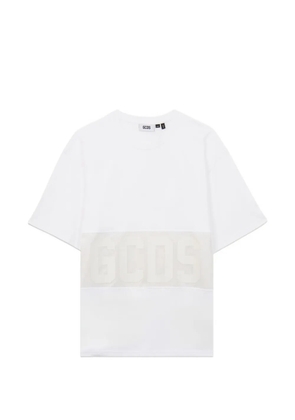GCDS logo band T-shirt - White