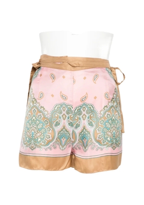 PINKO Merengue paisley-print tie-waist pareo