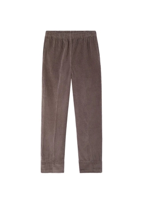 American Vintage Padow corduroy straight cotton trousers - Brown