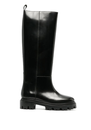 ISABEL MARANT calf-length leather boots - Black