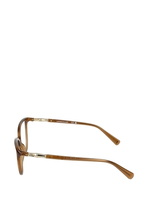 Longchamp cat-eye frames eyeglasses - Brown