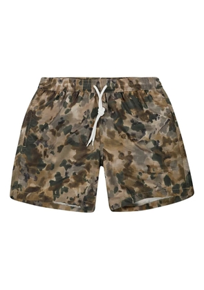 Massimo Alba camouflage drawstring swim shorts - Green