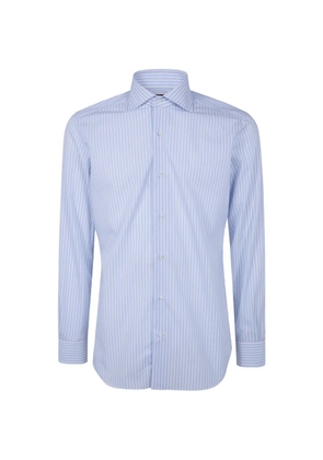 Barba striped shirt - Blue