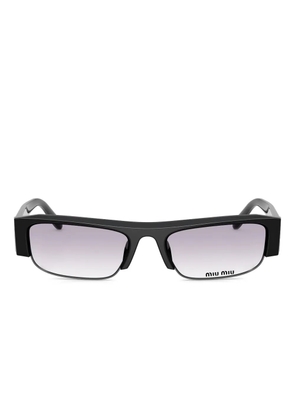 Miu Miu Eyewear rectangle-frame sunglasses - Black