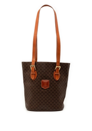 Celine Pre-Owned 20th Century Macadam Coated Canvas tote bag - Brown