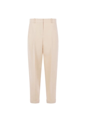FENDI cuffed trousers - Neutrals