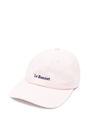 Le Bonnet embroidered baseball cap - Pink