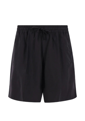 Umit Benan drawstring pocketed deck shorts - Black