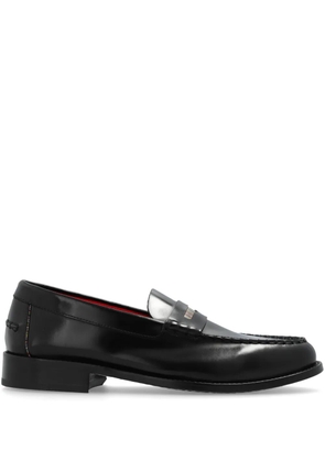 Paul Smith round-toe leather loafers - Black