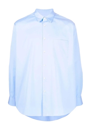 Comme des Garçons Homme point-collar patch-pocket shirt - Blue