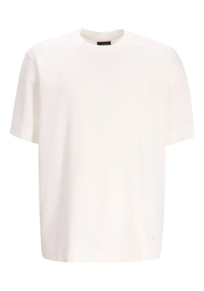 Emporio Armani crew-neck cotton T-shirt - White