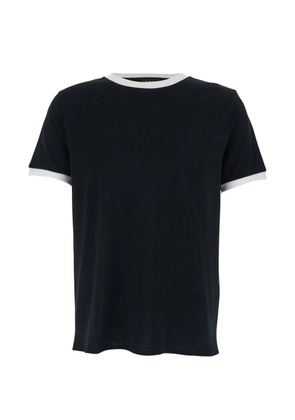 A.P.C. contrast-trim T-shirt - Black